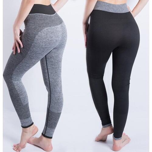 Color Block Sport Leggings Women Fitness Clothing High Waist Stretchy Running Pants Jogging Gym Workout 90s Athletic Leggings