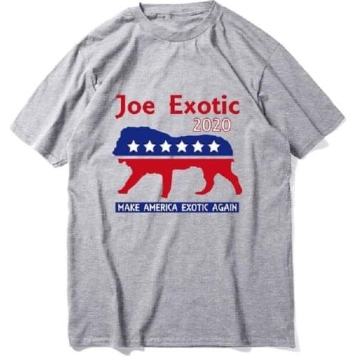 Joe Exotic The Tiger King President Make America Exotic T Shirt XS-3XL 100% Cotton T-shirts Men Homme Streetwear