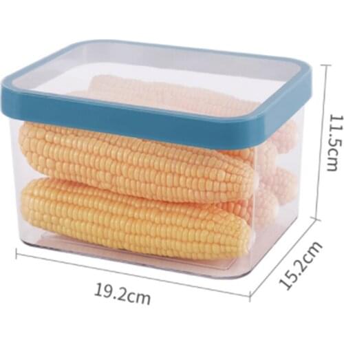 Refrigerator Food Storage Containers with Lids Kitchen Storage Seal Tank Plastic Separate Vegetable Fruit Fresh Box