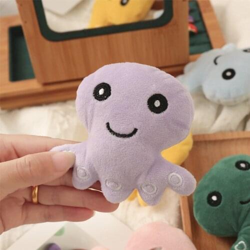 Cat Toys Cute Octopus Catnip Toy With Real Catnip Fillings 5 Colors Available
