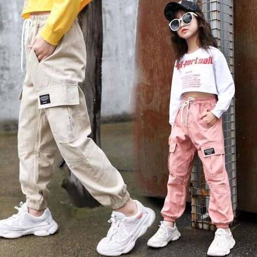 20201 Kids Girls for Autumn New Style Childrens Pants Casual Year-Old Bib Overall Kids Clothes Girls 4 6 8 To 12 Ages Clothing