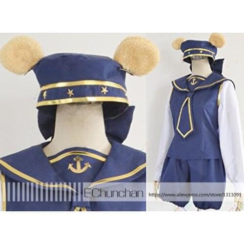 Halloween festival cosplay Duffy costume includes ear Cap + socks