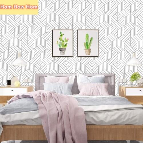 Home Geometric Peel and Stick Wallpaper Removable Self Adhesive Hexagon Silver Wallpaper Vinyl Film Shelf Paper & Drawer Line