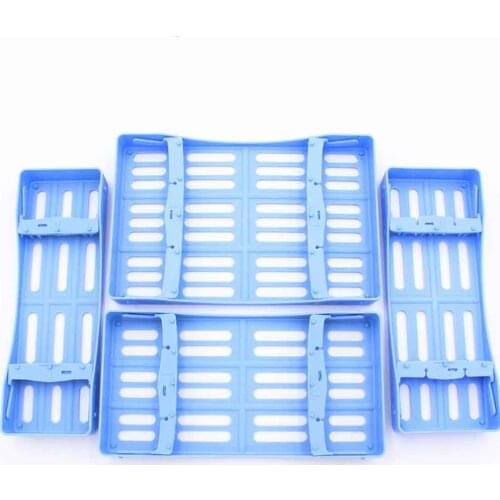 Dental oral instrument placement box Aesthetic resin filler placement rack High temperature plastic disinfection rack