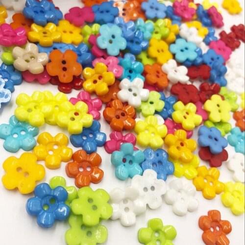 100pcs Plastic Buttons Child Clothes DIY Sewing Appliques button PT70