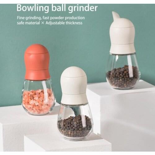 Manual Salt Pepper Grinder Seasoning Bottle Spice Grinding Container Crude/fine Mill Grinder Shakers High Quality Kitchen Gadget