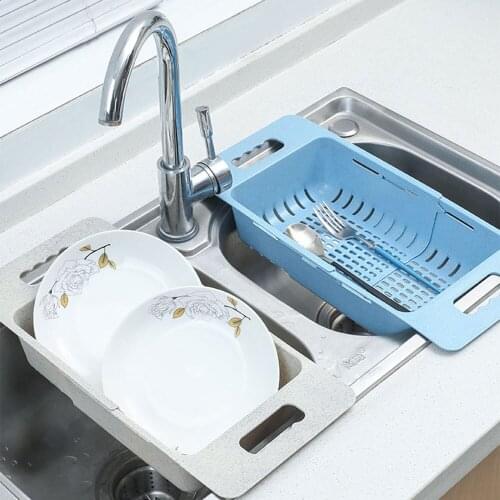 Foldable Fruit and Vegetable Drainage Basket Basin Washing Basket Filter PP Colander Collapsible Drainer, Kitchen Tool With Hand