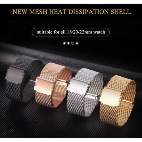 Replacement Watchband 20mm 22mm For Samsung Galaxy Watch 42mm 46mm Stainless Steel Strap Accessories Watchbands Bracelet Bands