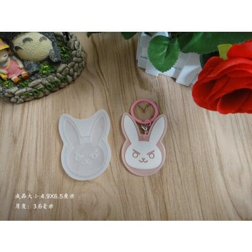 GLADZGT 1pcs Skeleton Rabbit Pig head Pendant Mould For Resin DIY Mould Jewelry Making Tool resin molds for jewelry