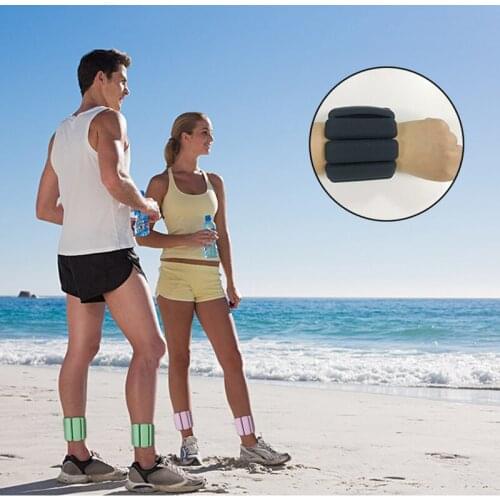 2pcs 1lb Adjustable Lifting Simulator Wearable Wrist Weights Pilates Fitness Accessories For Cardio Aerobics Walking Gimnasio