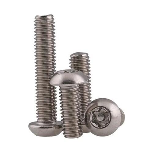 20pcs M5 stainless steel round head plum with column needle mechanical screw furniture decorative screw 6mm-40mm length