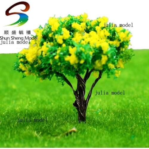 5pcs Scale Train Layout Set Model Scale Trees for Z Scale high 5.5cm