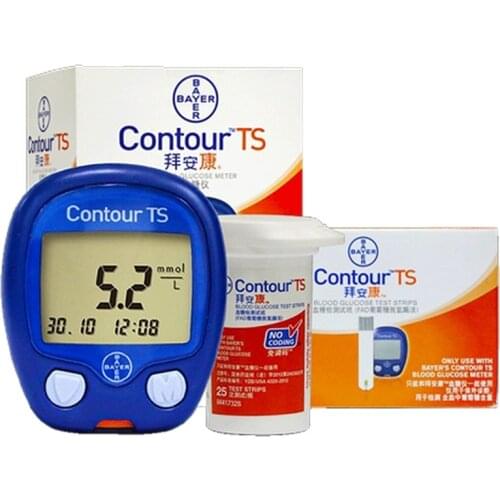 Bayer Contour TS 100PCS Diabetic Test Strips (2 Boxes of 50)