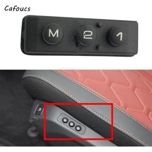 Cafoucs Brand New Seat memory switch Power Seat Adjustment button For Peugeot 508 508SW 407 607 Citroen C5 96602084XT