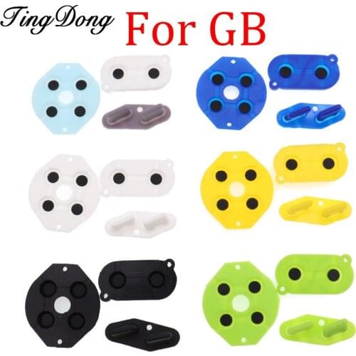 Color Replacement D-Pad Button Conductive Rubber Pads for Gameboy Classic for GBO GB Fat DMG Direction A B Start Select Button