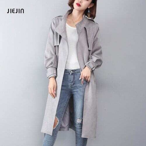 Elegant British Style Apricot Autumn Winter Women Wind Coat Office Lady Female Trench Coat Straight Long Coat Oversize 5xl