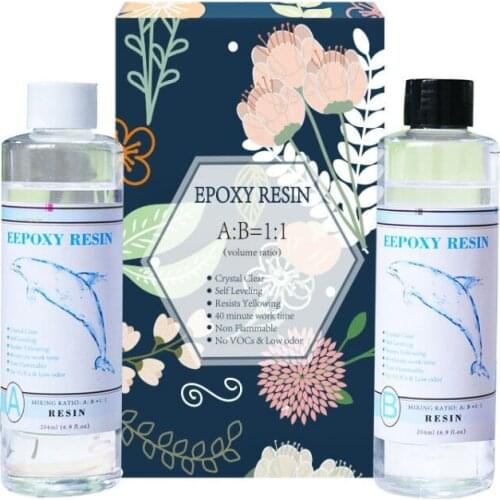 500g 1:1 Resin Epoxy High Adhesive AB Epoxy Hardener Crystal Glue For DIY Resin Jewelry Making Accessories for Resin Crafts