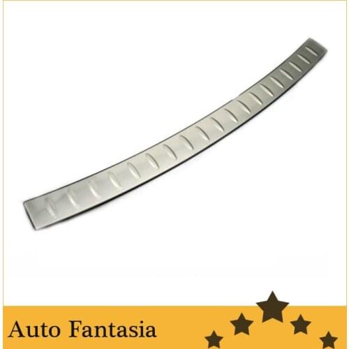 Chrome Rear Bumper Protection Plate for Volkswagen Golf MK6 free shipping