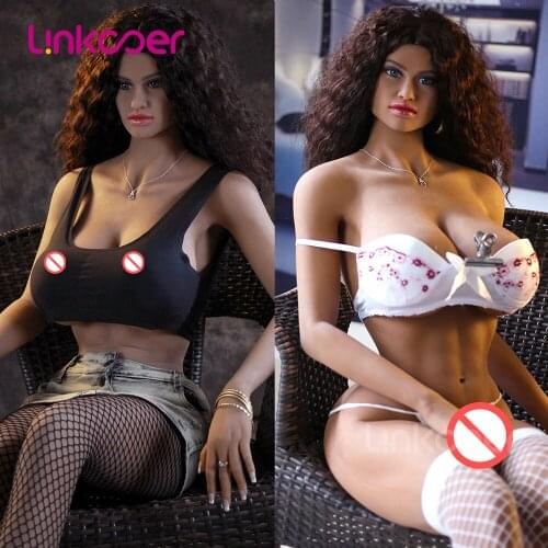 Linkooer 165cm Lifesize Silicone Sex Dolls Big Breast Muscle Doll Vagina Adult Love Doll Sexy Toys for Men Masturbation