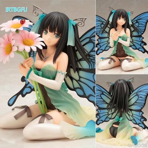 Leaves Tony Fairy Butterfly Daisy With Beautiful Flower Sitting Position Action Toy Figures Japanese Anime Collectible Figurines