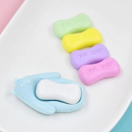 10Pcs Mini Simulation Soap Doll House Bathroom Miniature Pretend Play Kids Toys