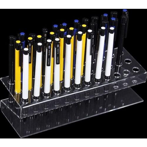 New Fashion 3 Rows 36 Grids Lipstick Holder Make Up Organizer Cosmetic Storage Box Clear Acrylic Display Stand Shelf S Shape