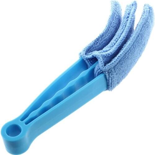 Practical minifibre Triple Blind Cleaner Mitt Venetian Slats Blinds Duster