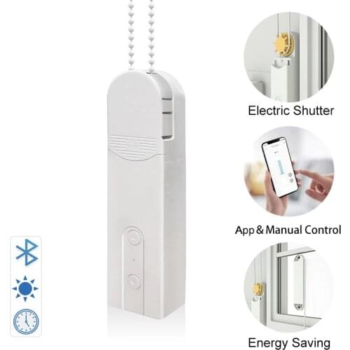 Tuya Smart Chain Roller Blinds Electric Motor Shutter Drive Curtain Motor Smart Home By Solar And Charger Bluetooth APP Control