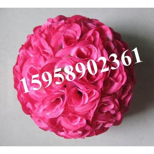 SPR 40cm plastic inner BABY-PINK kissing ball beige holiday decoration,party decoration