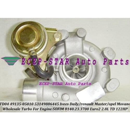 TF035 49135-05010 4913505010 53149706445 99466793 500321799 Turbo For Renault Movano For Opel Vauxhall 8140.23.3700 122HP 2.8L
