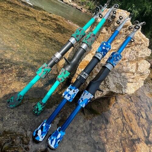 Fishing Rod Ultra Short Sea Rod Mini Portable River Rod 1.3 Meters 1.5 Meters 1.8 Meters Sea Rod Set