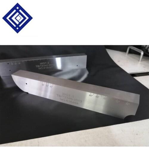 Ultrasonic Wave Testing Block WGT1 WGT2 WGT3 Standard Block Ultrasonic Flaw Detection For Steel Rail