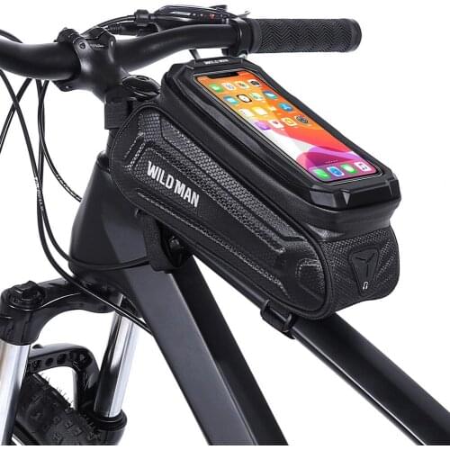 Vélo téléphone portable sac étanche logo réfléchissant accessoires de cyclisme écran tactile téléphone portable en plein air