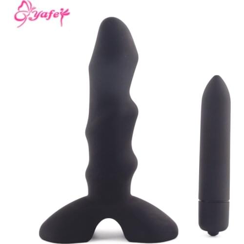 Vibrating Anal Plugs Anal Trainer Butt Plug Prostate Massager Anal Vibrator Unisex Anal Sex Toys Product for Men Women Gay
