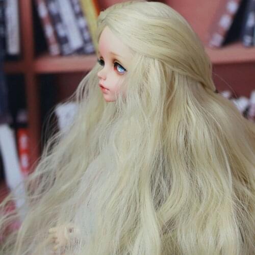 1/3 1/4 1/6 1/8 Bjd sd Wig Long Wavy Hair High Temperature Wire BJD Wig For BJD Doll