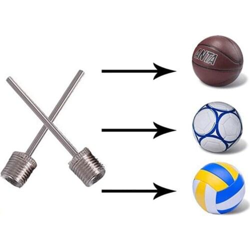 100pcs/pack New Arrive Stainless Steel Metal Gas Needle Basketball Soccer Ball Needle Mini Small Pump Accessories