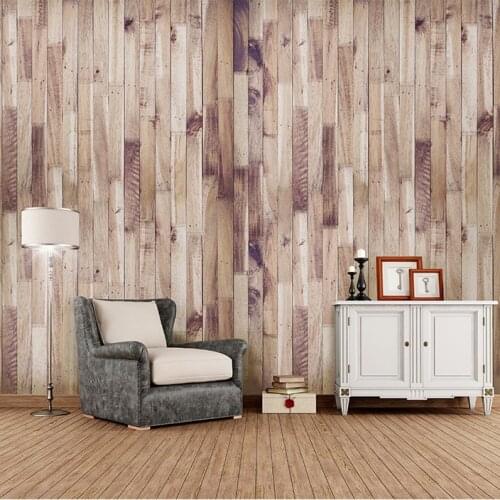 3D Original color wood Board Wallpaper wall sticker 8d Wall Paper Modern Vertical stripe Paper For living room Wall covering