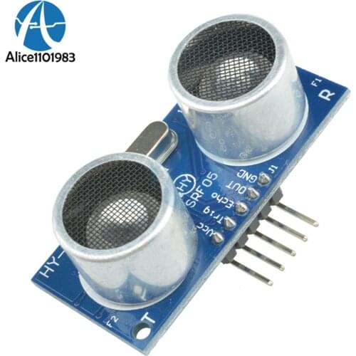5Pin HY-SRF05 Ultrasonic Distance Sensor Module Replace SR04 For Arduino Module Breadboard Friendly 5V Dual Transducer DIY KIT