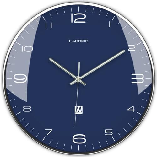 Large Wall Clock Modern Design Metal Living Room Watch Home Bedroom Office Silent Clocks Kitchen Reloj Cocina Gift Ideas FZ112