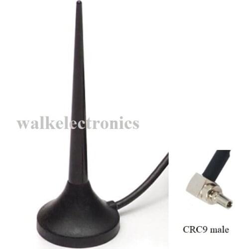 CRC9 male right angle magnetic mount gsm 3g LTE 4g car antenna omni directional multi band 2g 3g 4g whip antenna