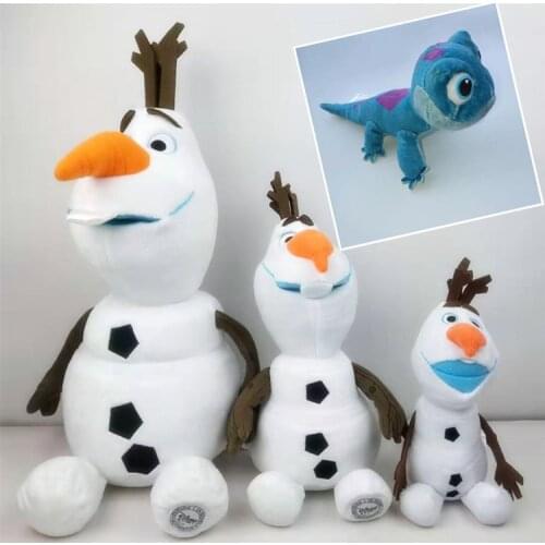 Disney Frozen 2 Snow treasure doll plush toy 23cm/30cm/50cm Olaf Plush snowman puppet doll children New Year Christmas gift