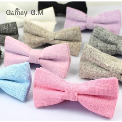 Fashion Cotton Bowtie Ties For Men Gravatas Tuxedo Bowties Business Wedding Neck Tie Casual Men Cravat