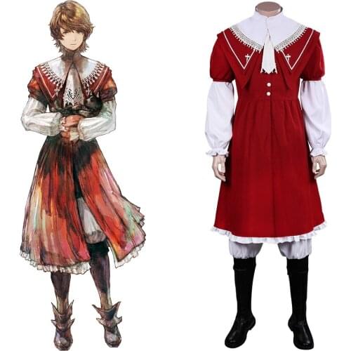FF16 Joshua Rosfield Cosplay Costume Cloak Dress Halloween Carnival Outfits
