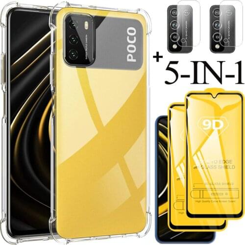 Poco m3 Coque Glass pocophone f2 pro case poco x3 Cover Clear Case xiaumi poco x3 128gb Cases for xiaomi pocco m3 x3 nfc case