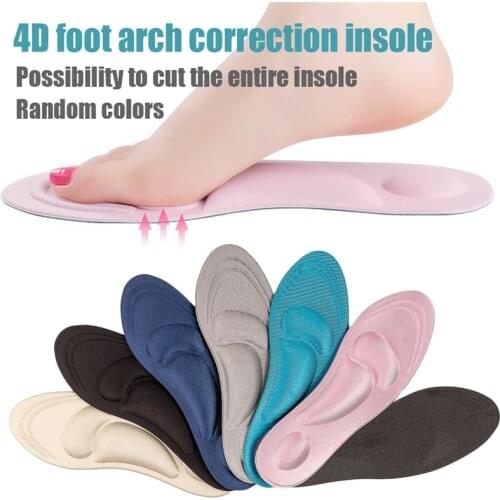 1 Pair Orthotic Insoles Flat Feet Arch Support Memory Foam Insole Fascitis Shoe Pad Feet Corrector Comfort Accessoire Foot Care