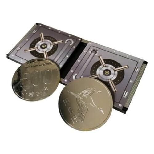 Amazing Coin Box - Magic Tricks Coin Vanishing Trick Close Up Props AccessoriesGimmick Illusions,Gimmick Toys for Children