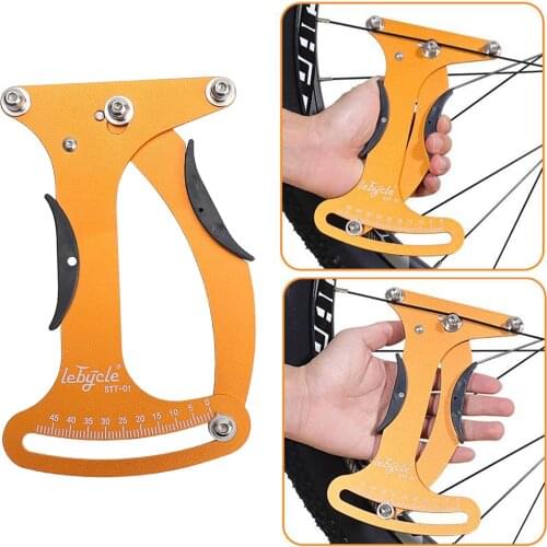 Bicycle Spoke Tension Meter Aluminium Alloy Bike Cycling Wheels Meter Measurement Adjustment Tool CNC Meter Measurement Tool