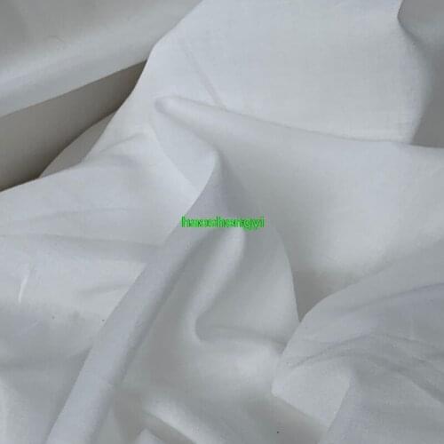 High-quality worsted cotton cloth, high-grade beige lined garment fabric