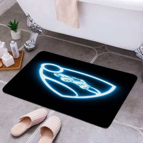 Rocket Leauge 3D Print Doormats Rectangle Non-Slip DoorMat Bedroom Kitchen Entrance Print Door rugs Dropshipping