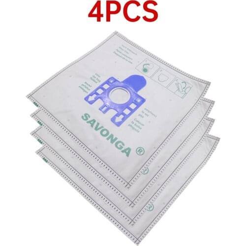 4pcs High quality For Miele FJM dust bag For MIELE FJM GN Type Vacuum Cleaner Hoover DUST BAGS & FILTERS CAT DOG Size 270*270MM